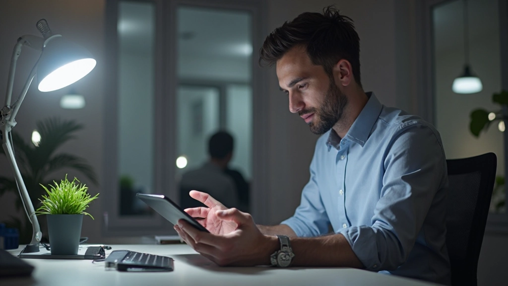 Designer profissional trabalhando em projeto de interface de usuário em tela dupla com ferramentas de design